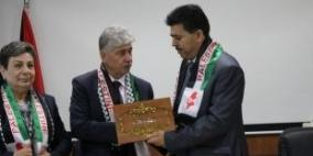 وزير الخارجية والمغتربين يستقبل السفير البلجيكي بمناسبة انتهاء مهامه لدى دولة فلسطين