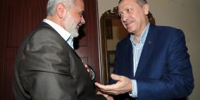 هنية يهاتف أردوغان بشأن الإعلان الامريكي المتوقع حول القدس