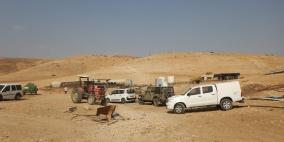 قوات الاحتلال تصور نبع الحمة في الأغوار الشمالية