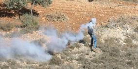 محدث- 59 اصابة في مواجهات اندلعت ببلدة قصرة