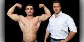 وائل ابو عواد بطل فلسطين في لعبة كمال الأجسام