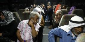 مغادرة دفعة جديدة من أهالي أسرى غزة لزيارة أبنائها في سجن نفحة