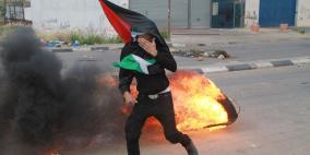 مواجهات إحياء ذكرى النكبة قرب سجن عوفر غرب رام الله