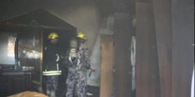 اصابة طفلة جراء حريق منزل في اريحا