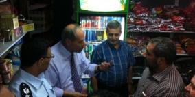 محافظ بيت لحم يتفقد اسواق المدينة
