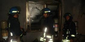 قلقيلية: إحتراق منزل  نتيجة تماس كهربائي