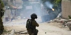 إصابة شاب بالرصاص الحي في مواجهات شمال الخليل