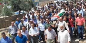 تشييع جثمان شهيد الأغوار صخر دراغمة في طوباس