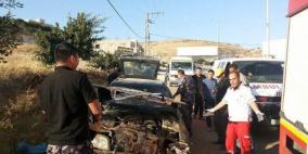 4 إصابات في حادث سير شرق جنين