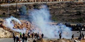 إصابات بالاختناق في مسيرة النبي صالح الأسبوعية