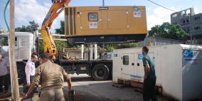 بيت لاهيا تتسلم مولد كهرباء لمضخة المنشية