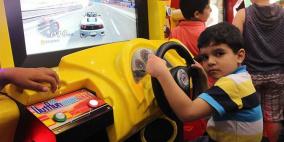 أبناء الشهداء والأسرى يفتتحون مدينة SUBWAY الحديثة للألعاب بمدينة غزة