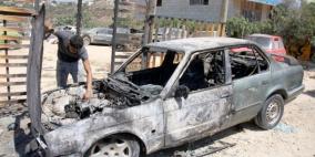 مستوطنون يحرقون 8 مركبات بحي الثوري جنوب الأقصى