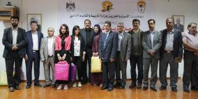 تكريم الطلبة الفائزين بمسابقة خواطر طلابية لأسرى الحرية