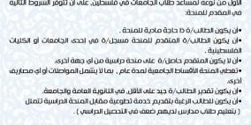 "إسناد الطلبة" تعلن عن منح دراسية لدرجة البكالوريوس