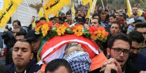 تشييع جثامين 7 شهداء من الخليل ونابلس وجنين