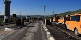 إغلاق حاجز حوارة أمام حركة المواطنين بسبب اعتداءات المستوطنين