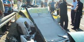 "محدث" وفاة مواطنين واصابة 5 اخرين في حادث سير مروع