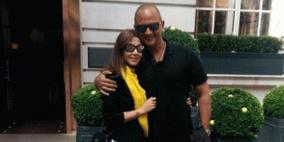 نانسى عجرم تنشر صورتها مع زوجها فى لندن