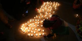 إضاءة شموع على ضريح الشهيد ياسر عرفات في ذكرى استشهاده