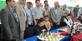 افتتاح بطولة فلسطين المفتوحة للشطرنج في الزاوية