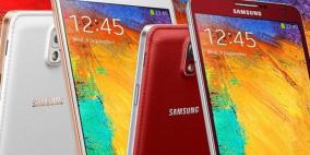 سامسونج تكشف عن “جالاكسي نوت 3″ باللونين الأحمر والذهبي الوردي