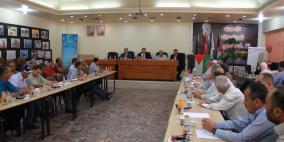 رئيس سلطة المياه يلتقي الهيئات المحلية في محافظة جنين