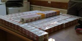 احباط تهريب كمية كبيرة من السجائر و"التمباك" المهرب