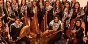 فرقة "بنات القدس" تشارك في تظاهرة فنية لاسناد الأسرى في اضرابهم