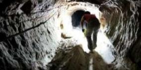 تعطل العمل جزئيا في الانفاق على الحدود مع مصر بسبب الاحوال الجوية