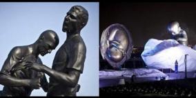 تماثيل عجيبة محرجة تملأ الدوحة وأحدها لولادة جنين