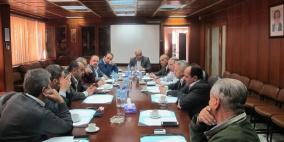 وفد من نادي عيبال الرياضي يزور غرفة تجارة نابلس