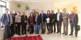 وفد إعلامي أوكراني يزور جامعة بيرزيت