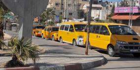 وقف حركة السير في جنين تضامنا مع الأسرى المضربين