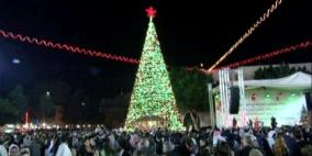 انهاء الاستعدادات لاستقبال الكاردينال نائب البابا واضاءة شجرة الميلاد في بيت لحم