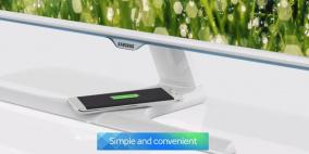 أول شاشة توفر ميزة الشحن اللاسلكي