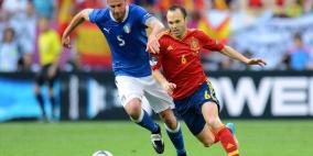 إنييستا "رجل مباراة" إسبانيا وإيطاليا