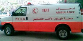 إصابة 17 عاملا نتيجة انقلاب مركبتهم أثناء مطاردتها من قوات الاحتلال