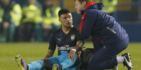 تشامبرلان ووالكوت يغيبان ثلاثة أسابيع عن أرسنال