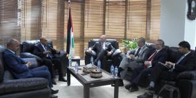 رئيس مجلس القضاء ومدير عام التنمية الكندية يبحثان تطورات المشاريع الكندية