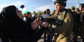 مسيرة في قرية النبي صالح  اليوم تنديدا بالاغلاق المستمر على القرية منذ ثلاثة ايام .