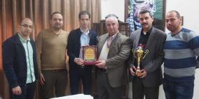 فريق بلدية قلقيلية يحرز المركز الأول في بطوله شهداء قلقيلية