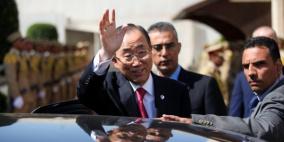 كي مون يصل قطاع غزة