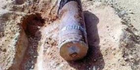 العثور على قذيفة مدفعية ببلدة بديا قضاء سلفت