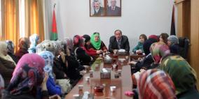 قلقيلية : المحافظ يلتقي وفدا نسويا من مؤسسات وجمعيات المحافظة