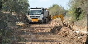 الأشغال العامة تباشر العمل بثلاثة مشاريع طرق في محافظة القدس