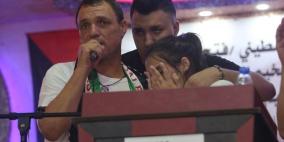 حفل تأبين الشهيد ليث الخالدي في مخيم الجلزون