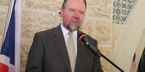 القنصل البريطاني العام يزور قرية النبي صالح