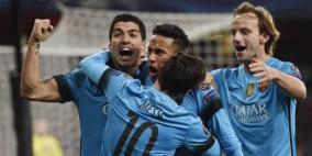 ميسي يقود برشلونة للفوز على ارسنال بدوري الابطال