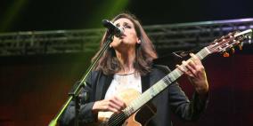 حفلة المطربة الجزائرية "سعاد ماسي" في قصر رام الله الثقافي